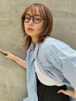 トリッカ 銀座(tricca)&nbsp;レイヤー/ウルフカット/顔周り/ダブルカラー/ニュアンスカラー