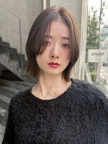 メゾンアクア 表参道(Maison ACQUA) 切りっぱなしボブナチュラルボブミディアム前髪縮毛矯正表参道