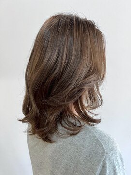 ナナナ パレナ 宝塚店(nanana parena) くびれミディアム×クセ毛風デジパで叶える柔らかレイヤー