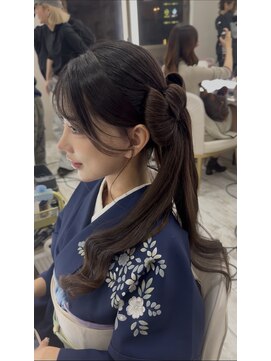 ゲッカビジン(GEKKABIJIN) サイドリボンポニー