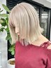 ★小出指名限定★ケアブリーチ3~4回+オンカラー+アメイジアTr¥30000