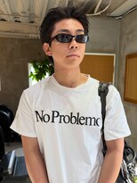 サンアタゴノット(san.atagonot)&nbsp;サイドパートオールバックスタイル