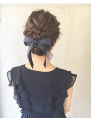 お呼ばれヘアアレンジ