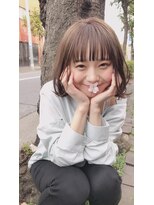 カシュカシュ 表参道(cache cache) cache cache★さくらんぼ巻きとシースルーパッツン