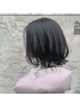 アクト 原宿(ACT) 黒髪 レイヤー外ハネボブ