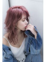 ミエル ヘア 新宿(miel hair)&nbsp;【miel hair新宿】愛され透明感ピンクグレージュ