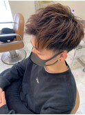 ジェットモヒカン風ショート