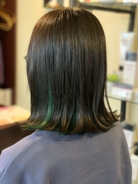 パチャールヘアー(PACAR HAIR) インナーグリーン