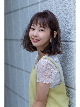 キャメル ヘアーデザイン(Camel hairdesign) ニュアンスパーマ×アッシュブラック×レイヤーパーマ