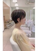 大人可愛いマッシュショート