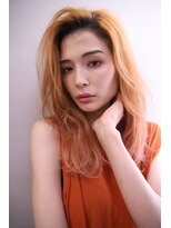 ルララドゥ&nbsp;色っぽ大人ガーリーキャラメルベージュハイライトカラー