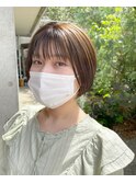 簡単スタイリング×ショートボブ