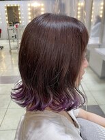 シャンプーボーイ 宮崎駅前店(SHAMPOO BOY)&nbsp;パープル裾カラー(^^)