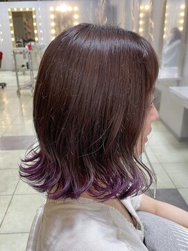 シャンプーボーイ 宮崎駅前店(SHAMPOO BOY) パープル裾カラー(^^)