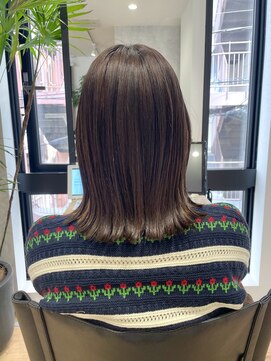 リアントウキョウ(Lian.Tokyo) （LianTokyo 山崎）こなれミディ×グレージュ×暗めカラー