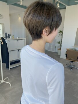シロ 延岡店(SIRO) 【大人ショート髪♪ショート前髪耳かけ】宮崎延岡美容室SIROシロ