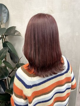 シュガー(Sugar) ブリーチなし/ピンクカラー/チェリーカラー/暖色系