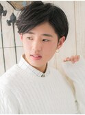 黒髪セクシーミディアムのマニッシュショートS北浦和