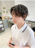 マッシュショート、ゆるいパーマ、ニュアンスパーマ、パーマ