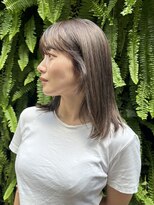 ビュートリアム265(BEAUTRIUM 265)&nbsp;ミディアムレイヤー/レイヤーカット/アッシュグレージュ/銀座