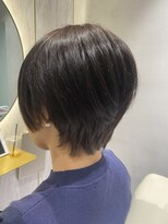 ショート×モーブブラウン