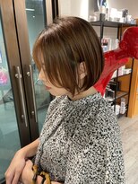 コワファーストナガサキシャンプーボーイ(COIFF1RST NAGASAKI SHAMPOO BOY)&nbsp;大人可愛い20代30代40代黒髪前下がりショートボブ丸みショート◎