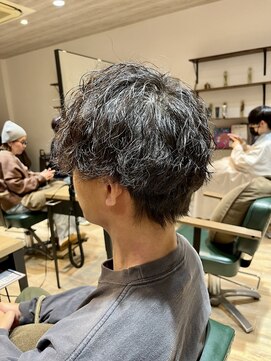 サラ(sarah) メンズパーマ/波巻き×ツイストスパイラルMIX