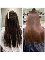 キュア 表参道(CURE)&nbsp;黒髪/グレージュカラー/ココアベージュ/ヘルシーロング[表参道]