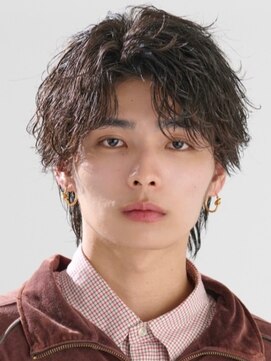 オーシャントーキョー 原宿(OCEAN TOKYO) 波巻きパーマメンズツイストスパイラルパーマセンターパート