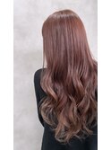 暖色系カラー/艶カラー/レッド/ブラウン/ロング