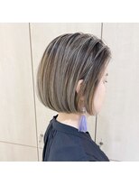 アオ 岡野 横浜(a-o) 【安藤貴志】ミニボブxバレイヤージュ＊