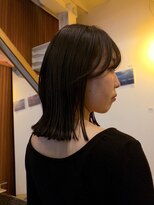 ビュートリアム 鎌倉小町(BEAUTRIUM)&nbsp;ロブボブスタイル/地毛風カラー/BEAUTRIUM鎌倉 カギワダ