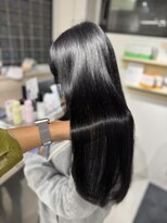 ハピネス 梅田茶屋町店(HAPPINESS)&nbsp;韓国カラー　ダブルカラー　ダースブラック