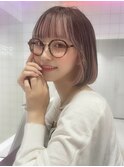 レイヤーボブ×ハイトーン[心斎橋/髪質改善]