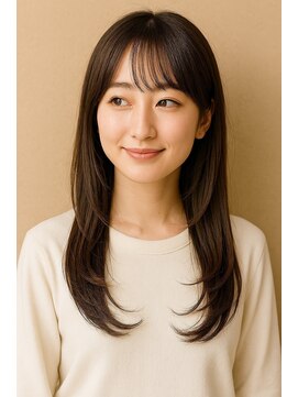 ラクヘアー 姪浜店(rak hair) さらつやレイヤーストレート