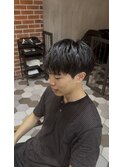 MEN'S HAIR/束間ショート/コンマヘア/ツーブロックマッシュ