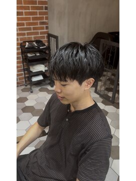 シェノン オム 梅田(CHAINON HOMME) MEN'S HAIR/束間ショート/コンマヘア/ツーブロックマッシュ