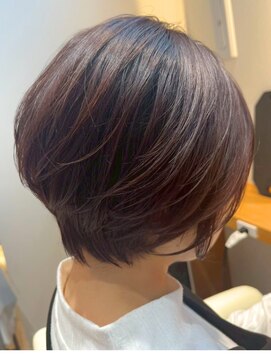 エンター 天神店(ENTER) 髪質改善/レイヤーカット/ショートボブ/ナチュラルブラウン