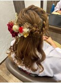 ハイライトバレイヤージュダブルカラーケアブリーチ20代30代