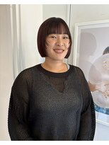 シータ(sheta)&nbsp;【表参道sheta小林】ダークレッドハッシュボブラウンドバング