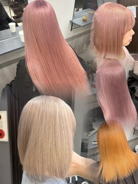 ラピス 福岡天神店(Lapis) 暖色カラー/ピンクカラー/ペールピンク/ホワイトベージュ