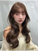 ヘーゼルベージュ×レイヤーカット