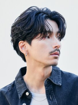 レタッチ バイ フィフス 銀座(RETOUCH by fifth) 銀座フェザーパーマツイストスパイラルパーマセンターパート眉毛