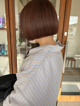 ハル 泉中央駅前店(hal) ミニボブ/ナチュラルブラウン/hal泉中央駅前店