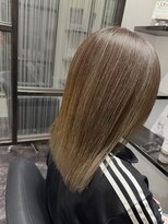 サロンドフィール 永山店(Salon de feel)&nbsp;白髪ぼかしハイライトカラーバレイヤージュミルクティーベージュ
