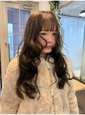 イメチェン/ベージュカラー/前髪/表参道/原宿