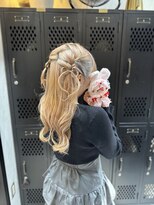 ヴァイス 渋谷店(VAICE)&nbsp;ライブ前ヘアセット/リボンアレンジ/ハーフツイン