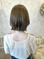 ディーヴァヘアーエズ(DIVA hair Eze)&nbsp;ブリーチなしカラー◎ボブレイヤーベージュ透明感20代30代