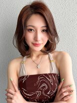 リアラバイアルティナ 船橋店(Liara by artina)&nbsp;フレンチバング/結べる長さのボブ/ミルクベージュ大人A83