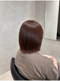 タッセルボブ×オレンジベージュ